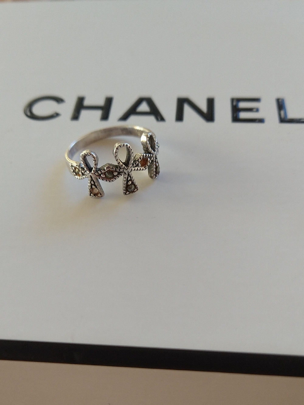 925 Sterling Silver Cross Ring